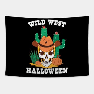 Wild West Halloween Tapestry