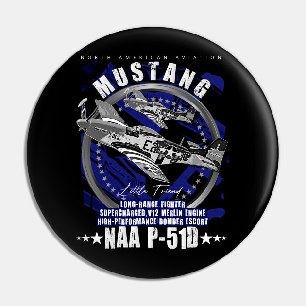 P-51 Mustang | North American Aviation WW2 P51 Fighter Plane Pin by aeroloversclothing