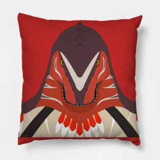 King of Dinosaurs Vector Pillow