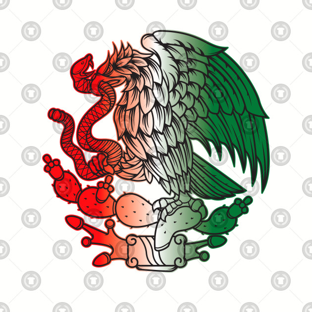 Mexican Flag Eagle