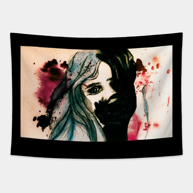 Fear Tapestry by teenamarie23art