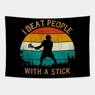 I Beat People With A Stick T-Shirt Tapestry