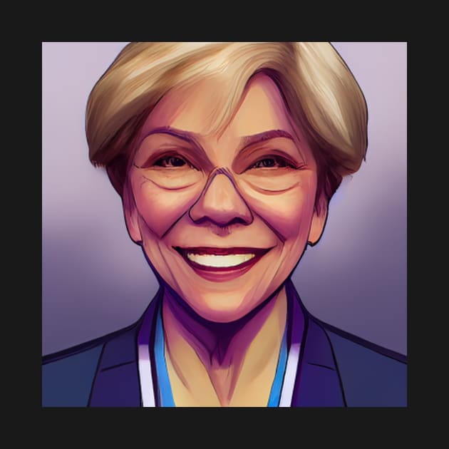 Elizabeth Warren | Comics style by ComicsFactory