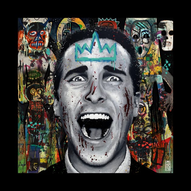 Patrick Bateman pop art by christian@heltsort.com