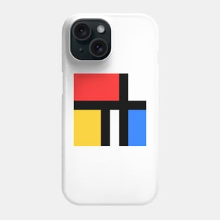 Mondrian colors Phone Case