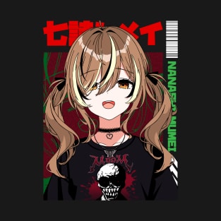 Nanashi Mumei Emo Twintail T-Shirt