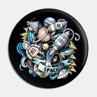 Space day Pin