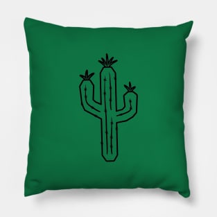 Plant Cactus Desert Fan Art Pillow