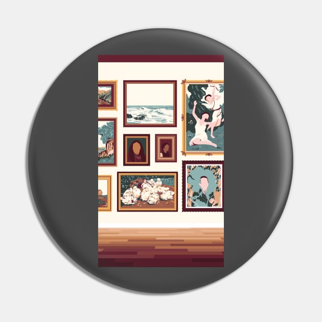 Art Gallery Wall Pin by Nathan Watkins Design