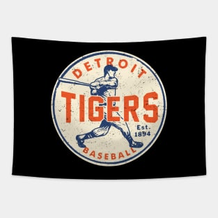 Old Style Detroit Tigers 3 by Buck Tee Tapestry