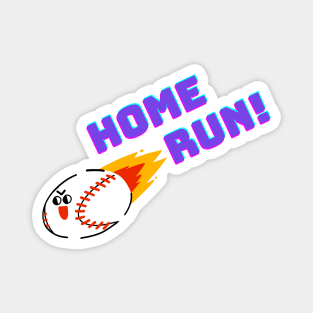 Baseball Home Run | Baseball Gift Ideas | Softball Gift Ideas | Sports Enthusiast | Game Day Magnet