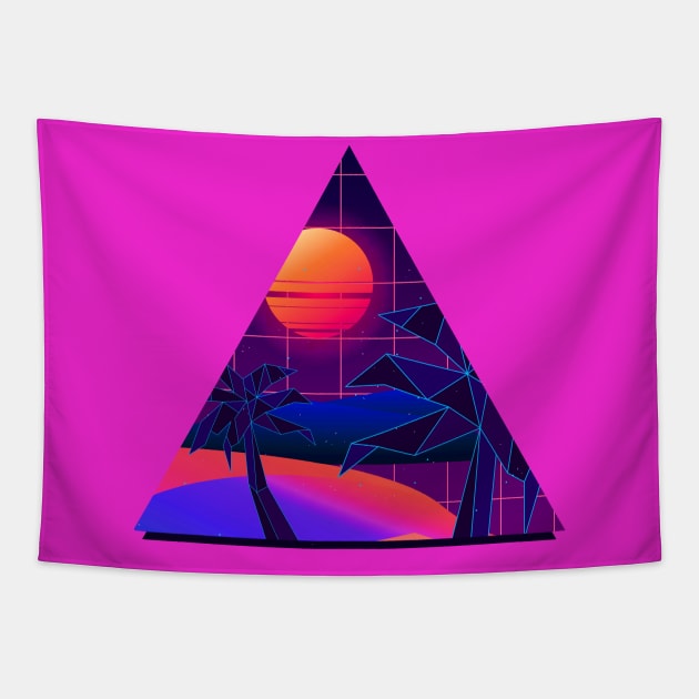 80s Triangle Tapestry by thechicgeek