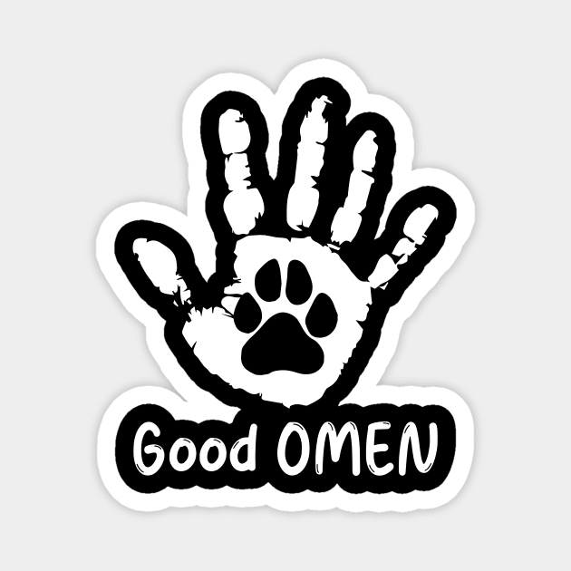 Good Omen Dog Paw Magnet by Dog Lovers Store