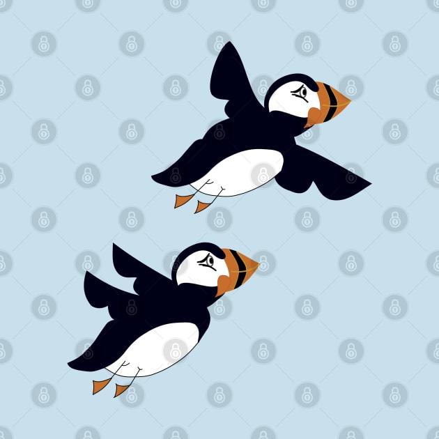 Arctic Animal - Puffins by Aurealis