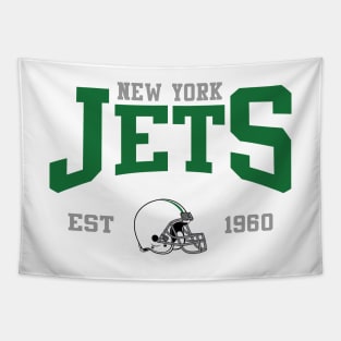 Retro Jets Football Tapestry