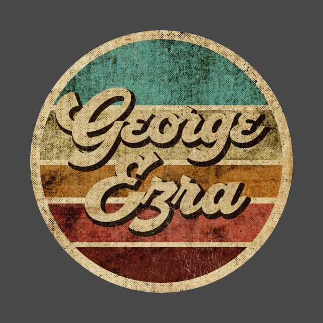 Tanatoraja, circle retro faded George Ezra by TANATORAJA.WISATA