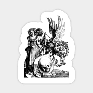 Coat of Arms with a Skull - Albrecht Dürer Magnet