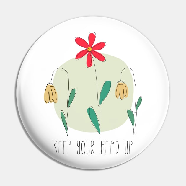 Keep Your Head Up Pin by area-design