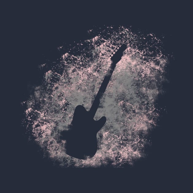 Guitarra eléctrica silueta by magenta-dream