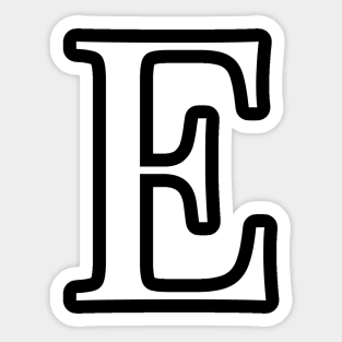 Monogram Tie Dye Initial Letter E Sticker for Sale by Lartheviking