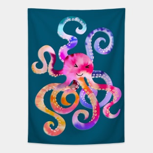 Happy Little Octopus Tapestry