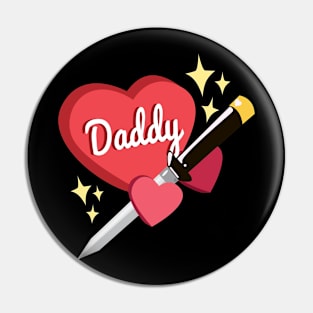 Daddy Candygram Pin