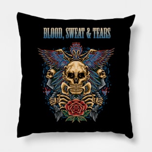 BLOOD, SWEAT & TEARS BAND Pillow