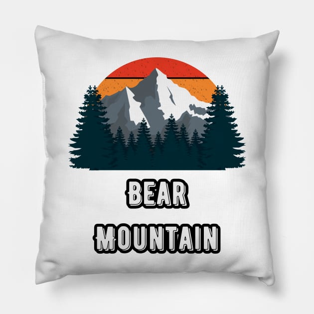 Bear Mountain Pillow by Canada Cities