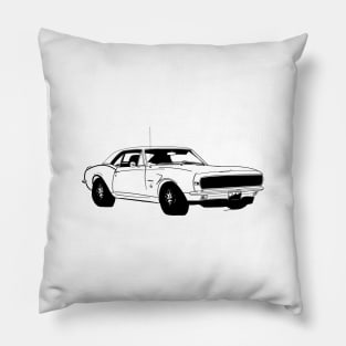 American Classic Muscle Cars Pillow