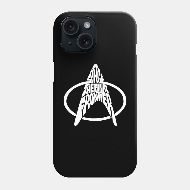 Space The Final Frontier White Phone Case by Seanings