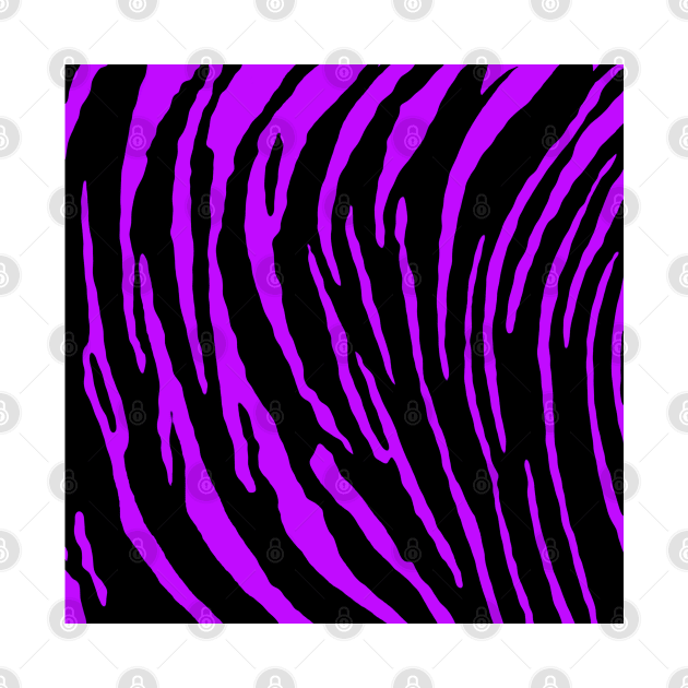 Purple Tiger Stripes by BlakCircleGirl