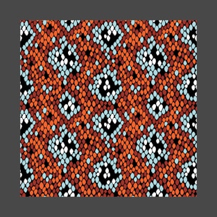 Snakeskin Pattern (Terracotta Palette) T-Shirt
