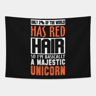 Red Hair Beauty Tapestry