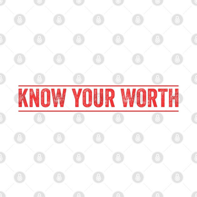 Know Your Worth by Claudia Williams Apparel