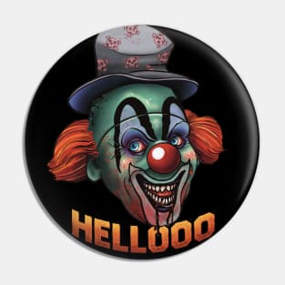 hellooo da clown Pin