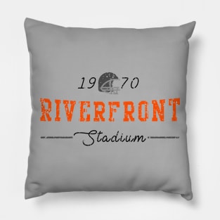 Riverfront Stadium Pillow