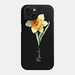 Daffodil - Birth Month Flower for March Phone Case