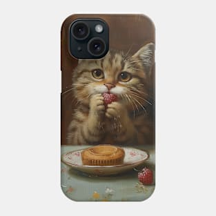 Strawberry Tart Cat Phone Case