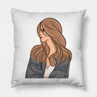 Beautiful Woman Pillow