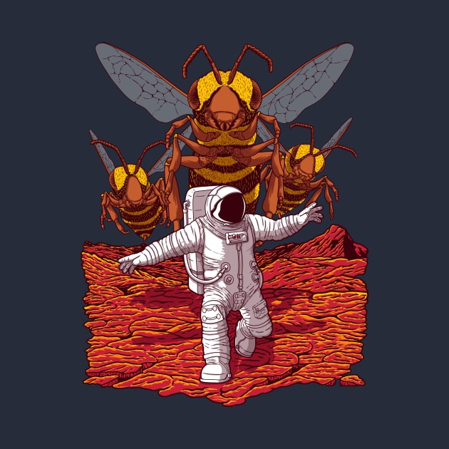 Killer Bees on Mars. by JCMaziu