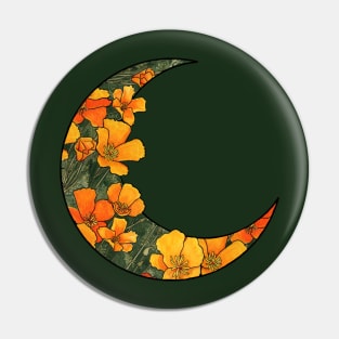 Poppy Moon Pin