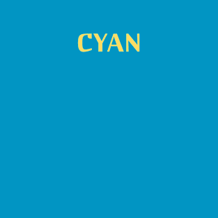 ELW Cyan Text T-Shirt