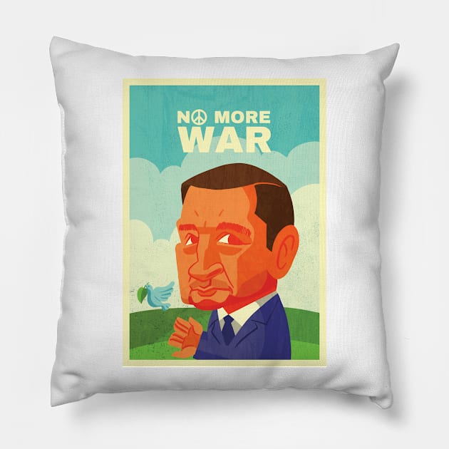 No More War Pillow by Kaexi