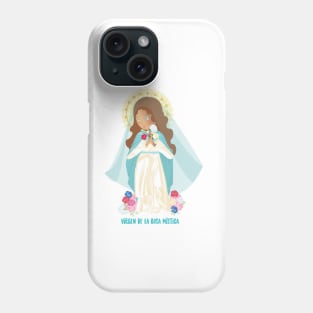 Virgen de la rosa Mística Phone Case