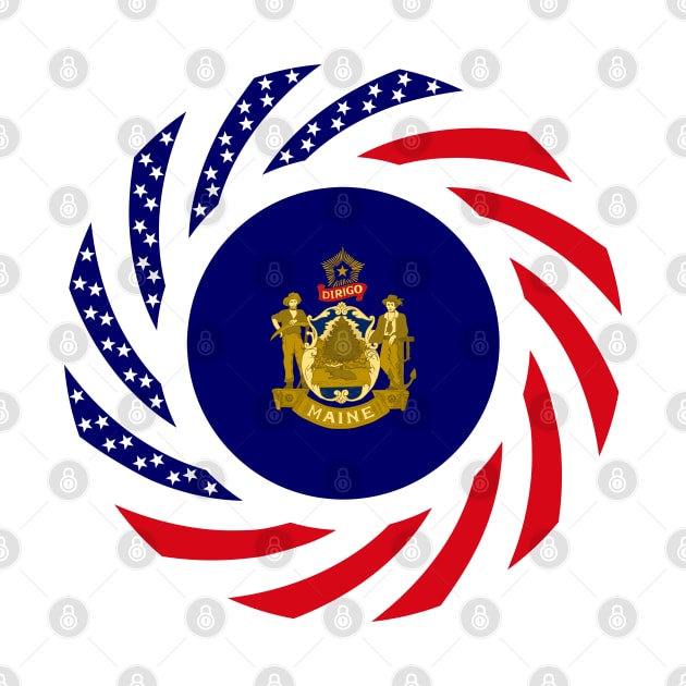 Maine Murican Patriot Flag Series 1.0 by Village Values