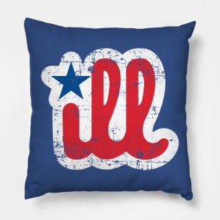 Ill Phillies Distressed Shirt Pillow