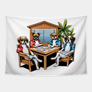 Friday Night Dog Poker Tournament, Gambling Luck Tapestry