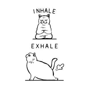 Inhale Exhale British Shorthair T-Shirt