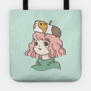 Guinea pig lady Tote