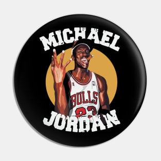 Michael Jordan Aesthetic Tribute 〶 Pin